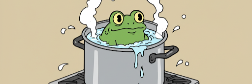 Boiling frogs and old people